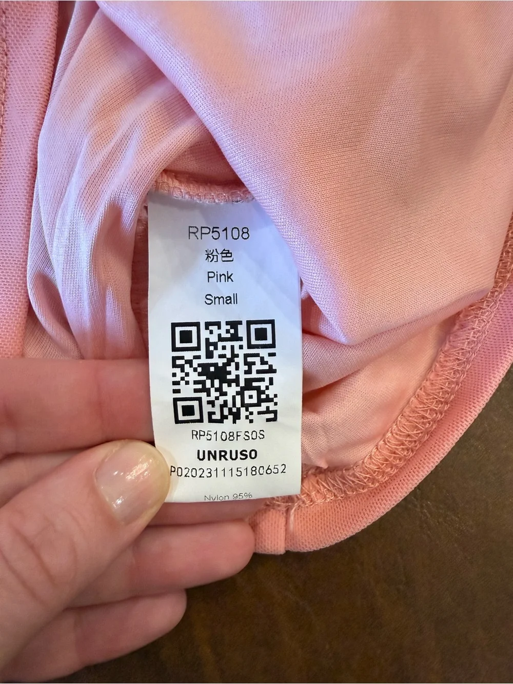 Pink Ruched Dress with Long Sheer Sleeve - Women’s Size Small Bodycon